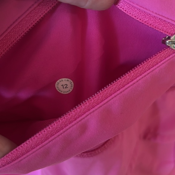 Lululemon speed up high-rise lined short 4 inch; size 12 color pink. - Picture 3 of 3
